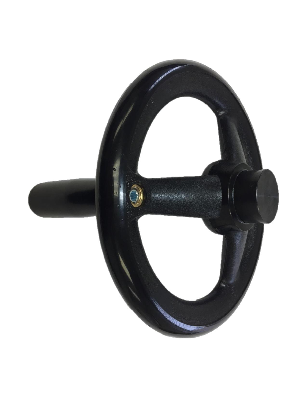 Plastic Three Spoke Offset Handwheel W/ Revolving Handle , Handwheels
